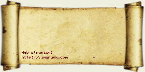 Isak Eglenović vizit kartica